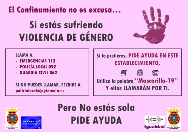 Campaña “El Confinamiento no es excusa. Mula contra la Violencia de Género” - 1, Foto 1