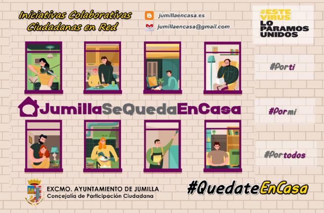 Nace jumillaencasa.es, una web donde se agrupan todas las iniciativas ciudadanas durante el Estado de Alarma - 1, Foto 1