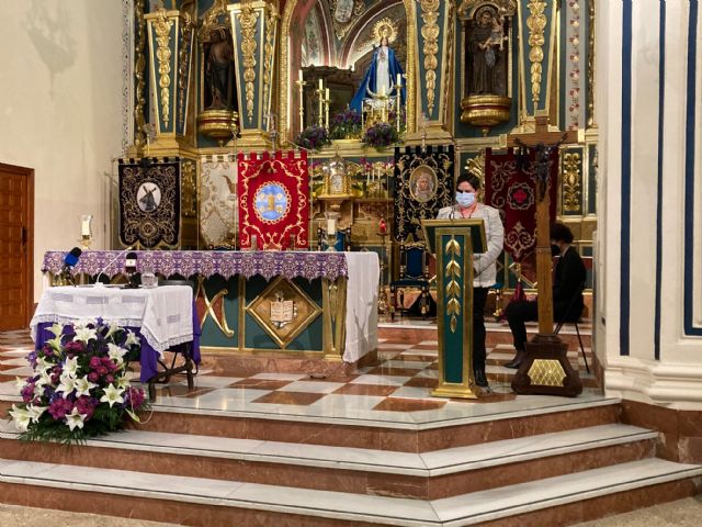 Bartolom Francisco Garca Prez da testimonio de su fe en el pregn de la Semana Santa de Mazarrn, Foto 5