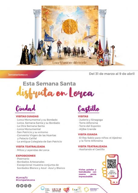 El Ayuntamiento de Lorca aumenta el dispositivo especial de turismo para la Semana Santa 2023 con más horas de atención a los visitantes en los 8 Puntos de Información - 2, Foto 2
