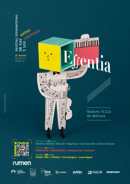 El Teatro Villa de Molina acoge la segunda edición del Festival Internacional de las Artes y los Sentidos ESSENTIA del 30 de marzo al 2 de abril - 1, Foto 1