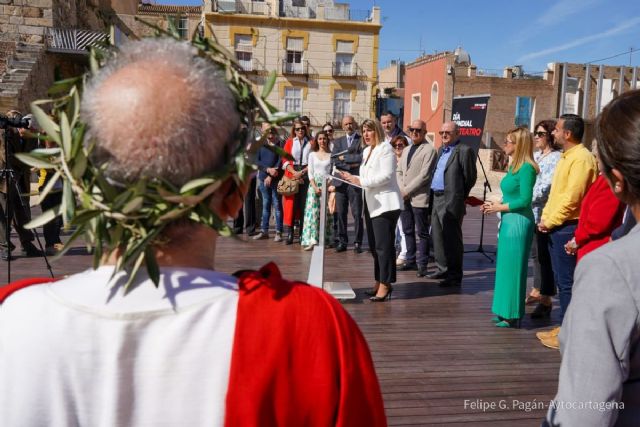 Cartagena celebra el Día Mundial del Teatro devolviendo el nombre de la actriz María Chiquero a una calle del casco histórico - 1, Foto 1