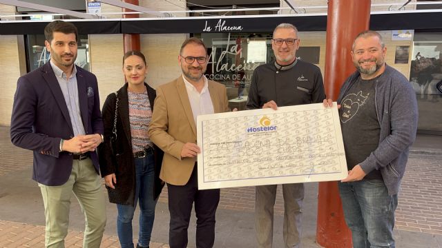 Restaurante La Alacena dona su premio en las Jornadas Gastronómicas del Arroz de Calasparra en Lorca, a la investigación del cáncer infantil - 3, Foto 3