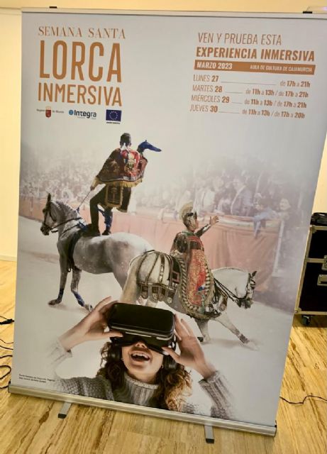 La Semana Santa de Lorca es protagonista de una aplicación virtual inmersiva realizada por la Comunidad Autónoma a través de la Fundación Íntegra - 2, Foto 2