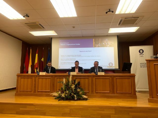 Alta participación y gran nivel en las ponencias de III Foro Profesional de Protocolo y Organización de Eventos de la Región de Murcia promovido por AEP y UCAM - 4, Foto 4
