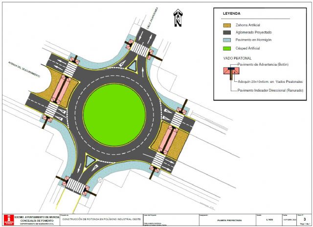 Una nueva glorieta mejorará los accesos y la seguridad vial en el Polígono Industrial Oeste - 2, Foto 2