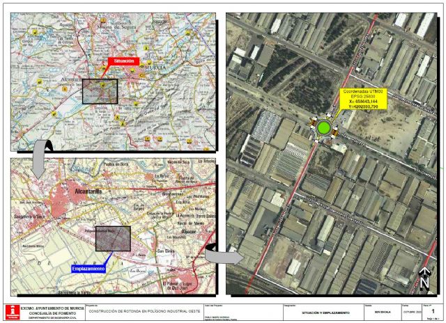 Una nueva glorieta mejorará los accesos y la seguridad vial en el Polígono Industrial Oeste - 3, Foto 3