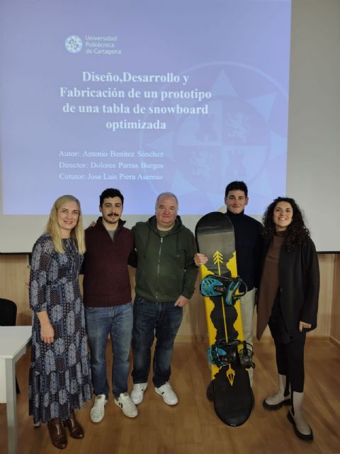 Un alumno de Ingeniería Mecánica diseña y fabrica para su TFG una versátil tabla de ‘snow’ de fibras sintéticas - 2, Foto 2