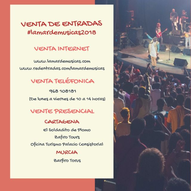 La Mar de Músicas pone a la venta los abonos y las entradas para los conciertos que se celebrarán en el Auditorio Parque Torres - 2, Foto 2