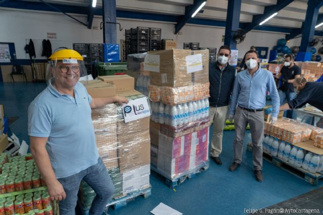 Las empresas Plus Lideragua y Voladuras Carthago donan 2 toneladas de alimentos - 1, Foto 1