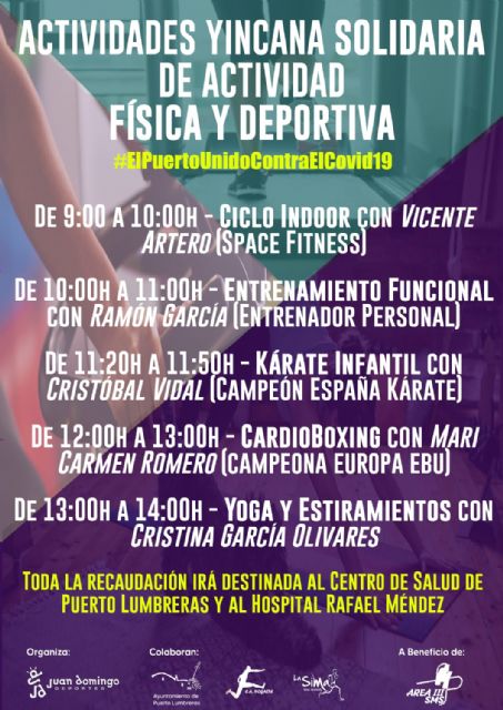 Puerto Lumbreras organiza el próximo domingo una yincana solidaria online para recaudar fondos para material sanitario para la lucha contra el COVID-19 - 2, Foto 2