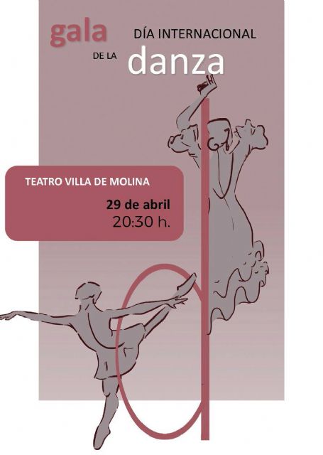 El Teatro Villa de Molina acoge la Gala del Día Internacional de la Danza, a cargo de las escuelas de danza de Molina de Segura, el viernes 29 de abril - 1, Foto 1