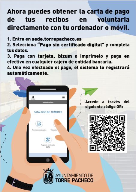 Torre Pacheco, el primer municipio de la Región en el que los vecinos podrán pagar con BIZUM sus tasas e impuestos - 2, Foto 2