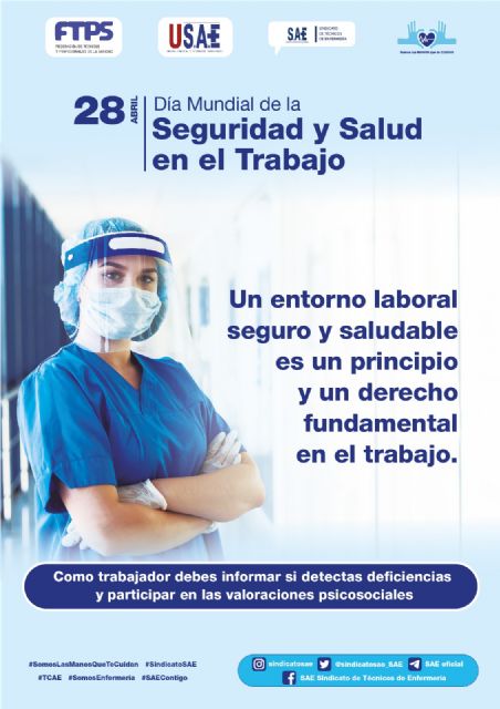 Como trabajadores debemos implicarnos en crear entornos laborales más seguros y saludables - 1, Foto 1