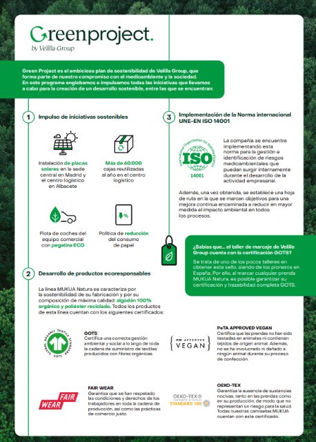 Velilla Group lanza Green Project, un ambicioso plan de sostenibilidad referente en el sector textil laboral - 1, Foto 1