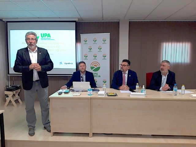 El alcalde participa en la inauguración de la jornada dirigida a agricultores de UPA Murcia - 1, Foto 1