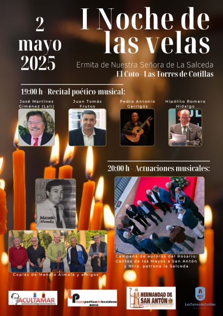 Las Torres de Cotillas celebrará su I Noche de las velas con música y poesía - 1, Foto 1