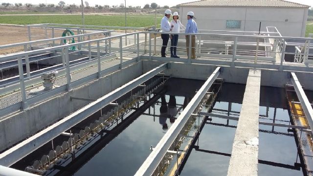La depuradora de La Hoya incrementa a casi 2,8 millones de metros cúbicos su aportación anual a los regantes lorquinos - 1, Foto 1
