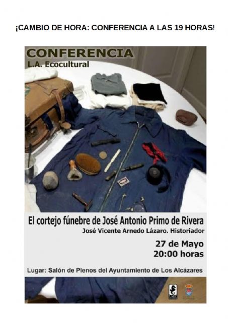 Charla: El cortejo fúnebre de José Antonio Primo de Rivera - 1, Foto 1