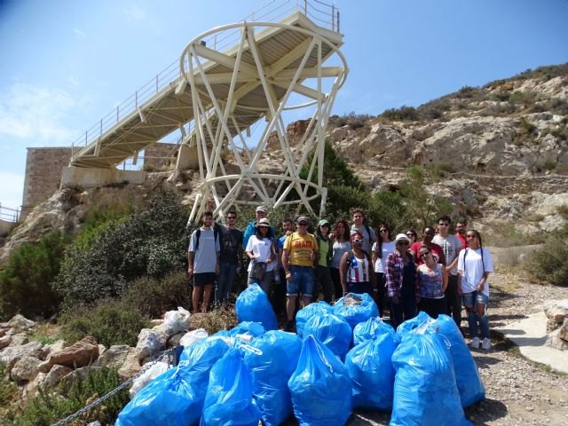 ANSE retira 20 sacos de basura de dos playas del Rincón de Cabo Tiñoso - 3, Foto 3