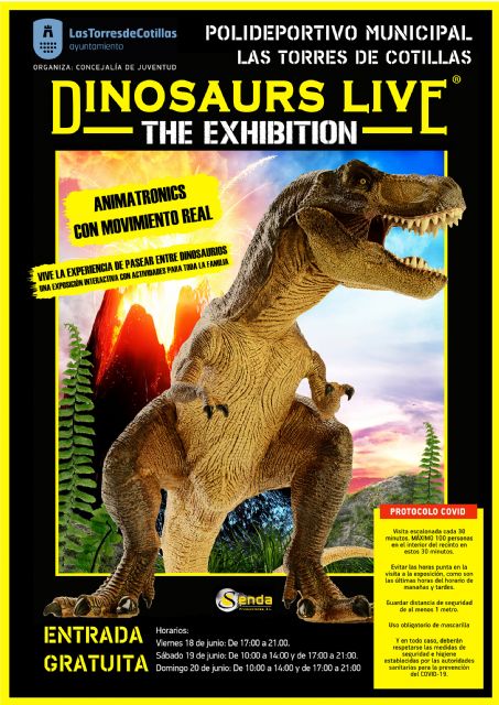 Los dinosaurios eligen Las Torres de Cotillas para volver a pisar la Tierra - 1, Foto 1