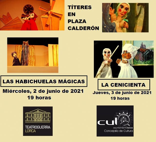 El Ayuntamiento de Lorca organiza dos funciones de títeres para este próximo miércoles y jueves en Plaza Calderón - 1, Foto 1