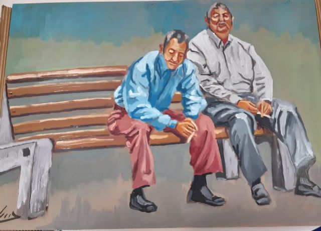 El artista molinense Luis Cutillas dona al Ayuntamiento de Molina de Segura una de las obras expuestas recientemente en El Ballet y otros retratos - 1, Foto 1