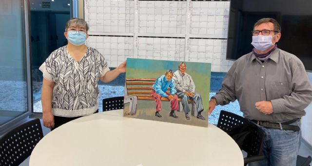 El artista molinense Luis Cutillas dona al Ayuntamiento de Molina de Segura una de las obras expuestas recientemente en El Ballet y otros retratos - 2, Foto 2