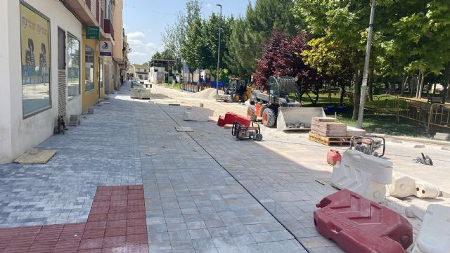 Las obras de adecuación del entorno de la calle Bartolomé Ródenas, a buen ritmo - 2, Foto 2