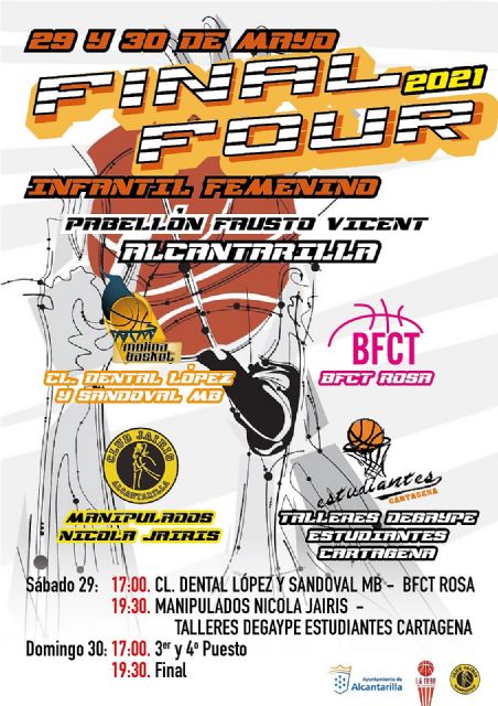 Alcantarilla acoge este próximo fin de semana la Final Four de Baloncesto Infantil Femenino - 1, Foto 1