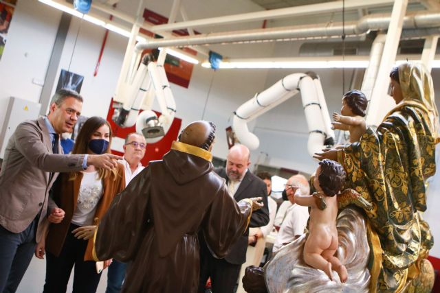 Nuestra Señora de los Ángeles regresa a El Esparragal tras ser rehabilitada en el Centro de Restauración - 1, Foto 1