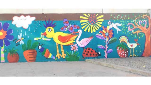 Aidemar y Afemar finalizan murales inclusivos en el Parque de La Aduana - 1, Foto 1