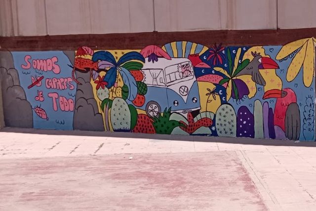 Aidemar y Afemar finalizan murales inclusivos en el Parque de La Aduana - 2, Foto 2
