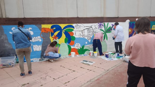Aidemar y Afemar finalizan murales inclusivos en el Parque de La Aduana - 3, Foto 3