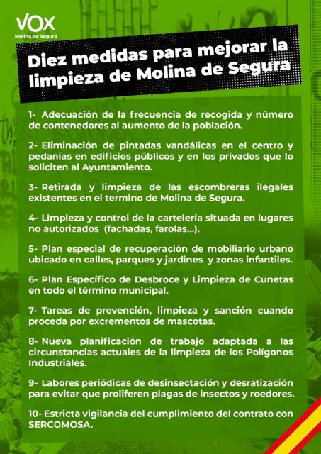 VOX presenta la campaña “Molina Limpia” ante el estado de abandono del equipo de Gobierno - 2, Foto 2