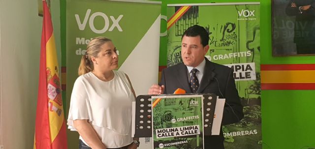 VOX presenta la campaña “Molina Limpia” ante el estado de abandono del equipo de Gobierno - 3, Foto 3