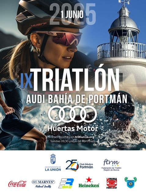 Más de 100 deportistas participarán en el IX Triatlón Bahía de Portmán este 1 de junio - 1, Foto 1