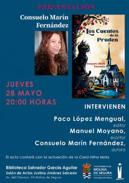 Consuelo Marín Fernández presenta su libro Los cuentos de la Pruden el jueves 28 de mayo en Molina de Segura - 3, Foto 3