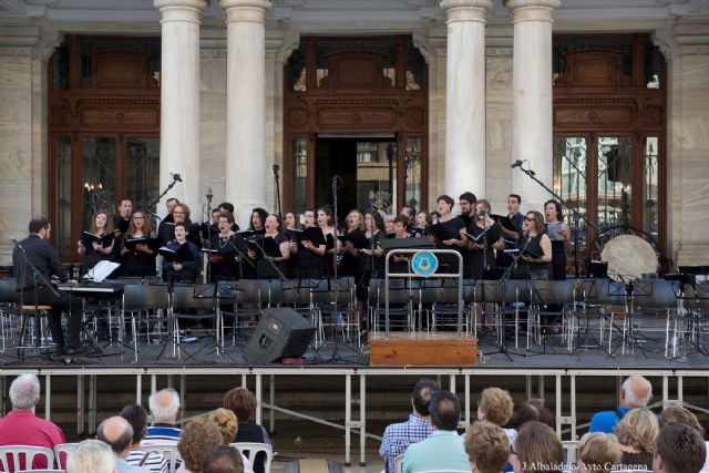 Cartagena y Noruega se unieron por la música con una actuación de bandas en la Plaza del Ayuntamiento - 3, Foto 3