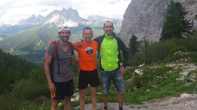Totaneros participaron en la carrera de los Dolomitas, en Italia, Foto 1