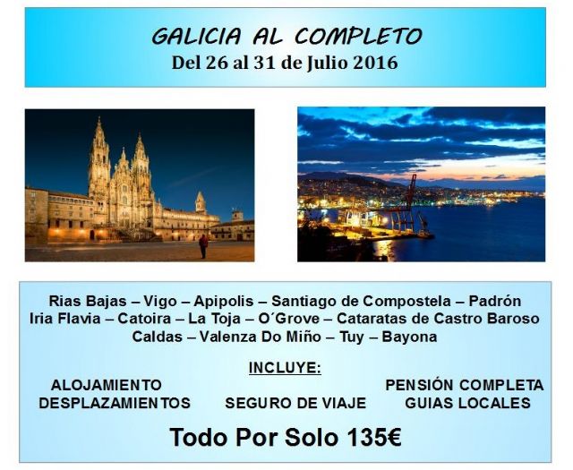 El T-La abre el plazo de inscripción para los viajes a Galicia, Aqualandia y Terra Mítica - 1, Foto 1