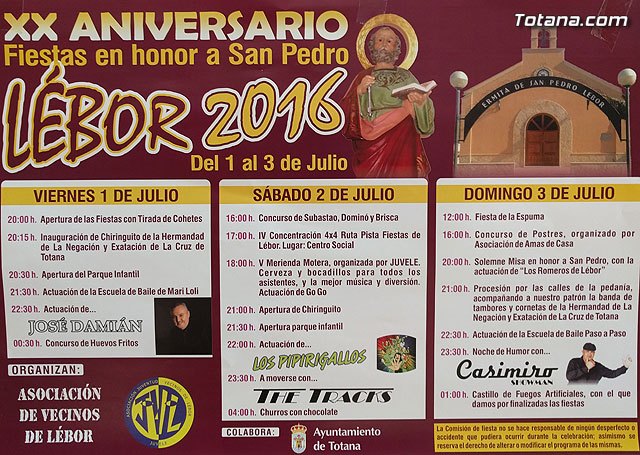 Las fiestas Lébor, que cumplen su XX aniversario, se celebrarán del 1 al 3 de julio, Foto 2