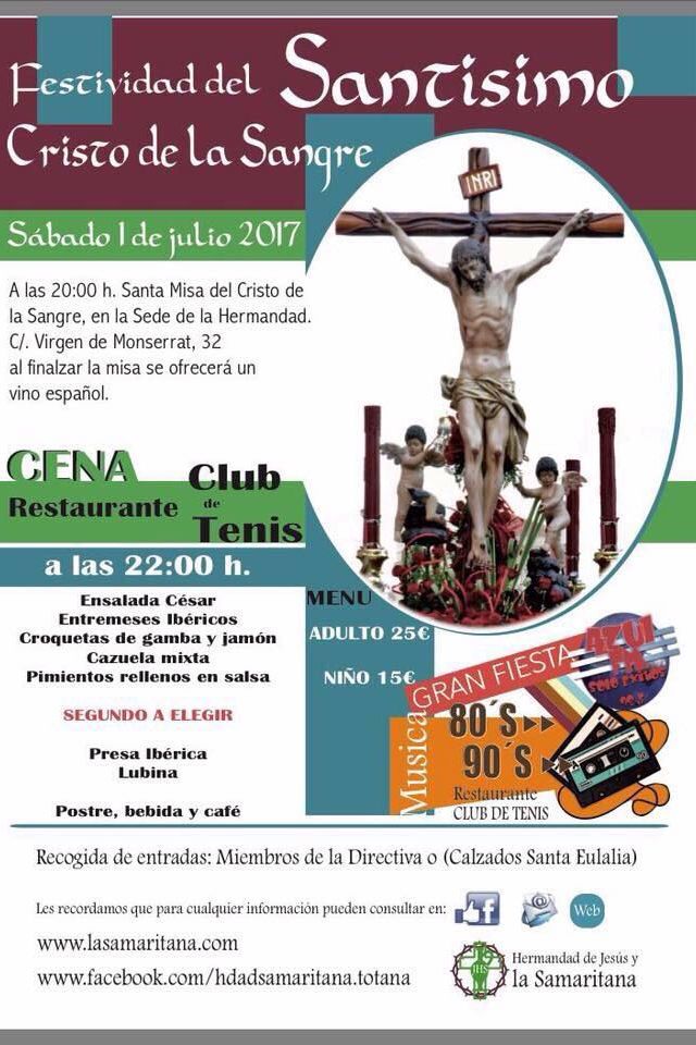 La Hermandad de Jesús y la Samaritana celebrará la festividad del Santísimo Cristo de la Sangre el próximo sábado, Foto 1