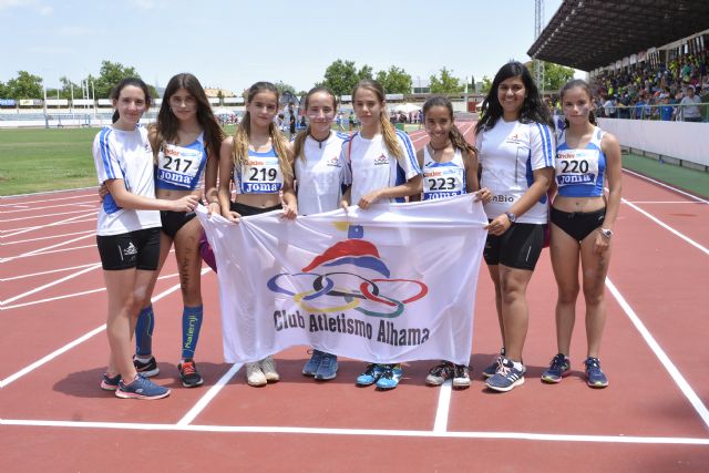 El Club Atletismo Alhama entre los mejores equipos nacionales en el 