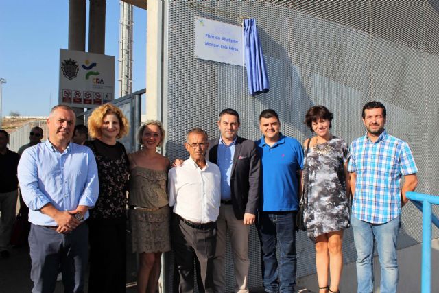 Manuel Ruiz Pérez Manolico ya da nombre a una instalación deportiva, la del campo de fútbol y pista de atletismo en Alcantarilla - 5, Foto 5