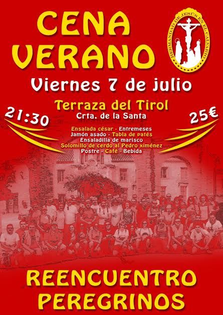 La Hermandad de Jesús en el Calvario celebrará su tradicional Cena de Verano el viernes 7 de julio, Foto 1