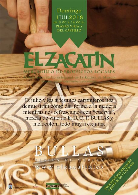Los artesanos carpinteros mostraran su saber hacer en 'El Zacatín' de julio - 1, Foto 1