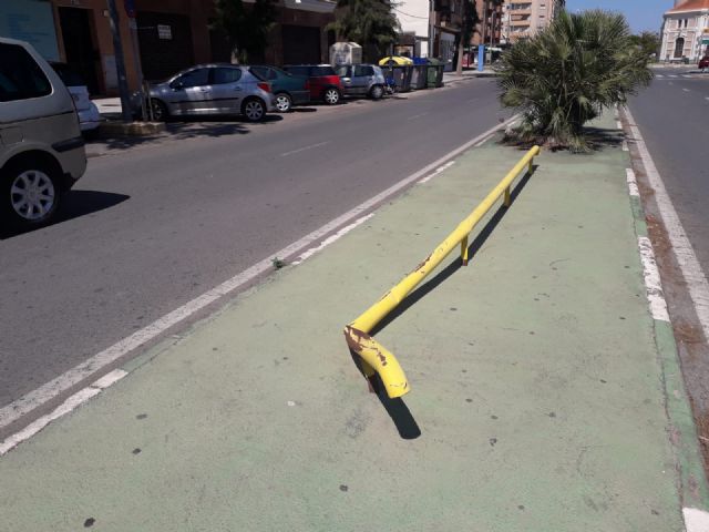 Cs pedirá la sustitución de los elementos de separación en un tramo de la mediana de Sebastián Feringán por peligrosos - 1, Foto 1