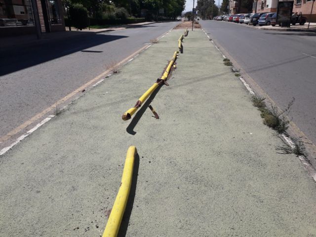 Cs pedirá la sustitución de los elementos de separación en un tramo de la mediana de Sebastián Feringán por peligrosos - 4, Foto 4