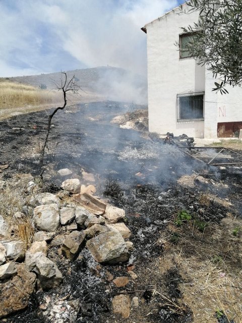 Conato de incendio forestal en el Cerro de La Fuente en Archivel (Caravaca) - 2, Foto 2